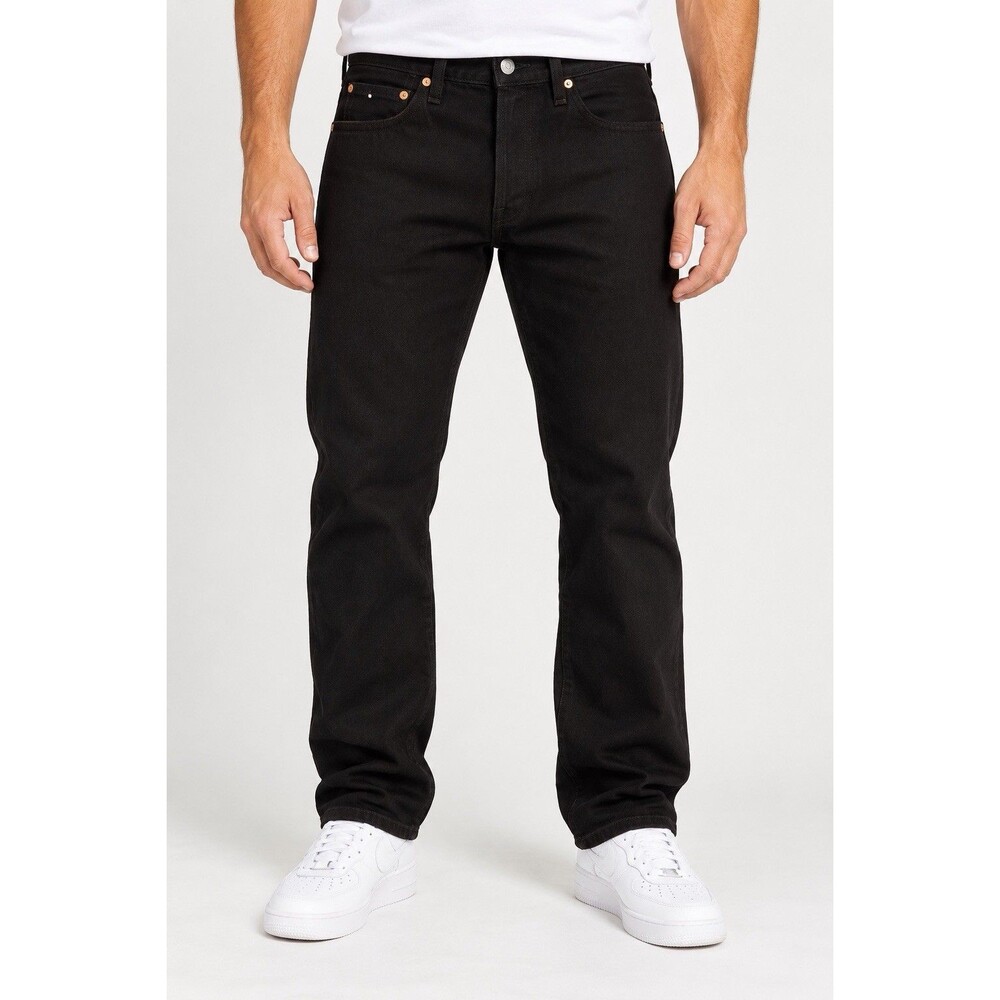 Levi’s 501 Men’s Jeans W36 L32 Black Straight Fit Button Fly 100% Cotton